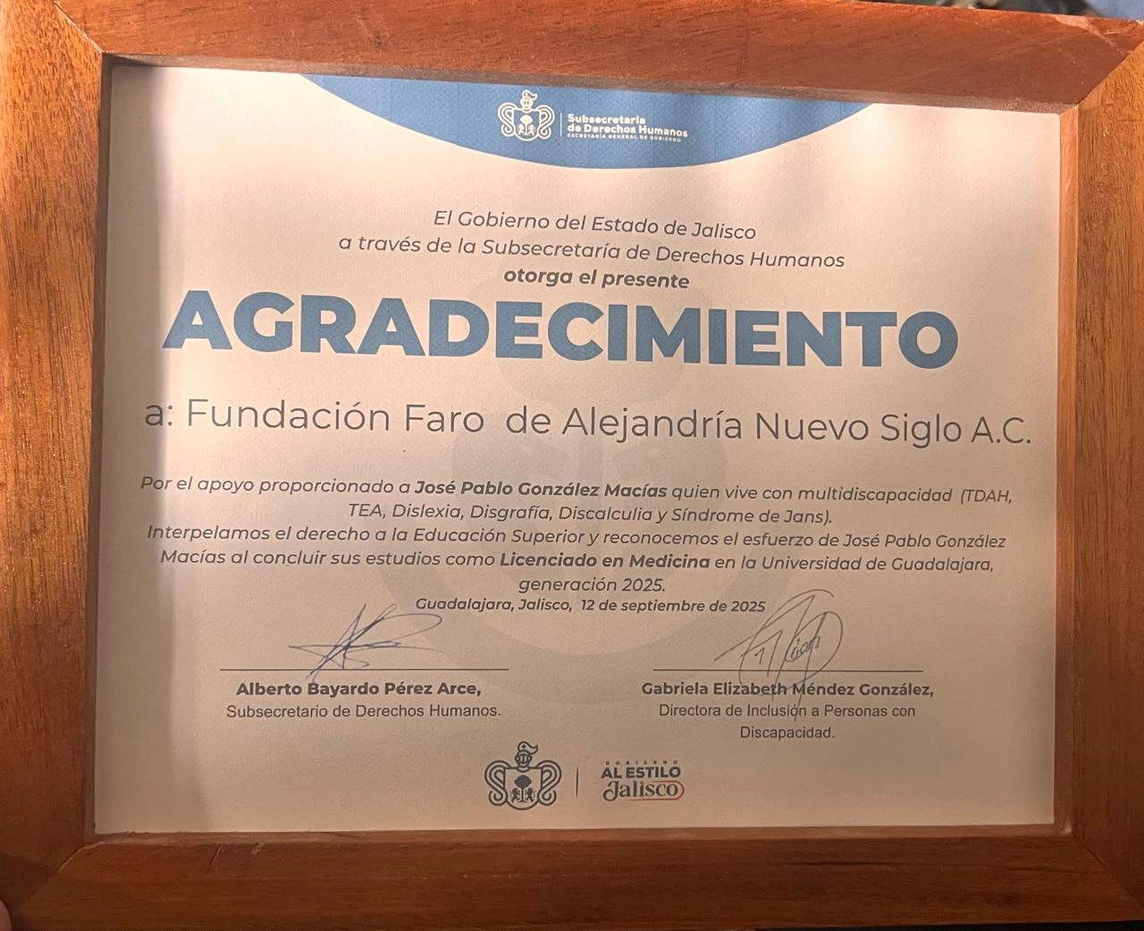 Un logro que nos llena de esperanza: José Pablo, médico con alma inclusiva